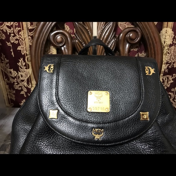 MCM  Black Backpack bag main image 8